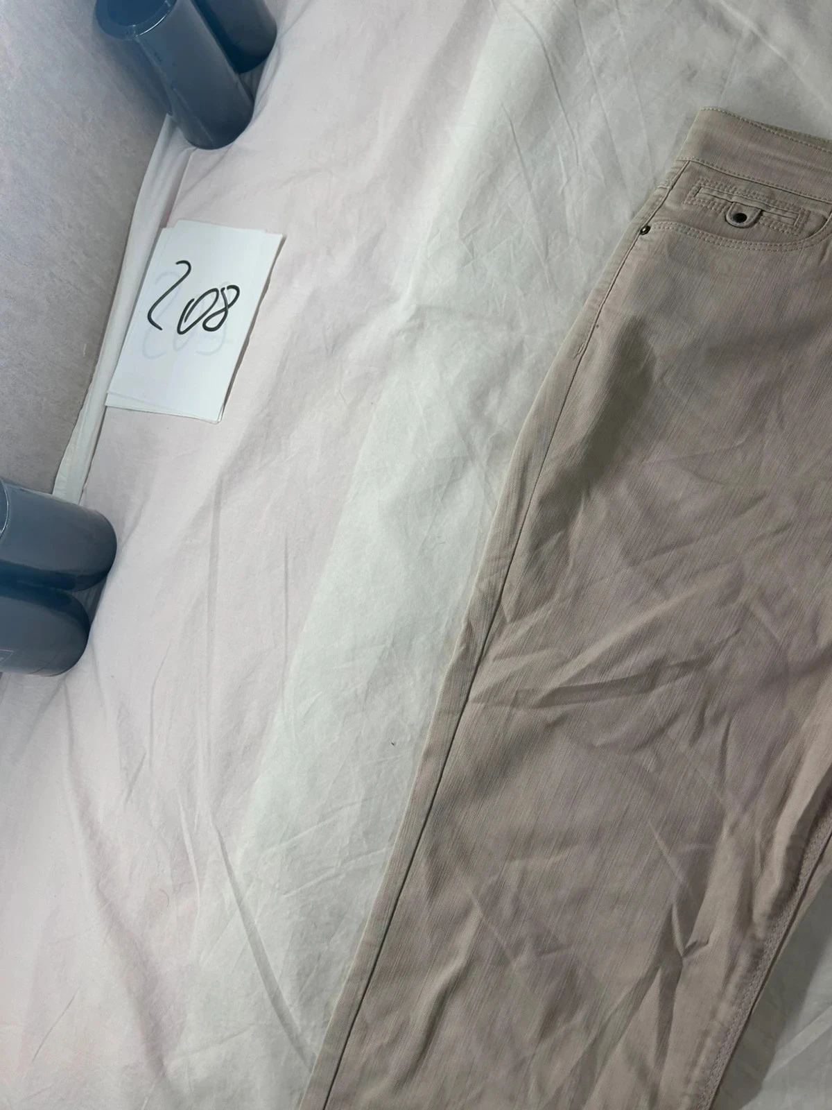White beige Armand Thiery straight cut jeans – photo 4